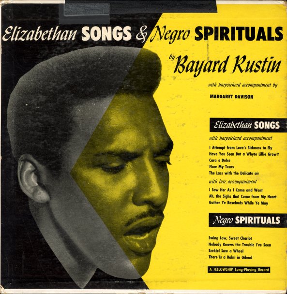 Baynard Rustin : Elizabethan Songs + Negro Spirituals (10 inch ...